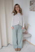 Gestreifte Hose Lima Khaki