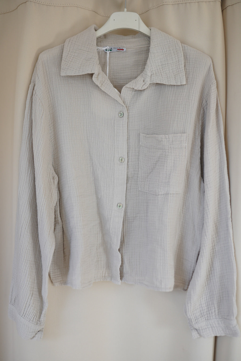 Musselinbluse kurz