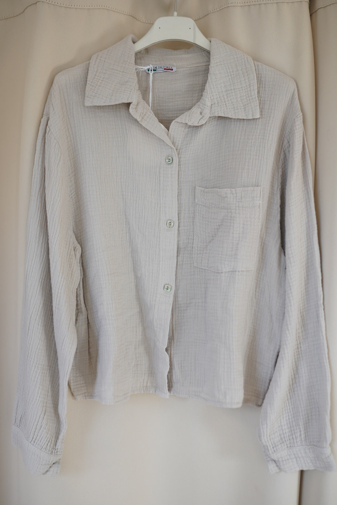 Musselinbluse kurz