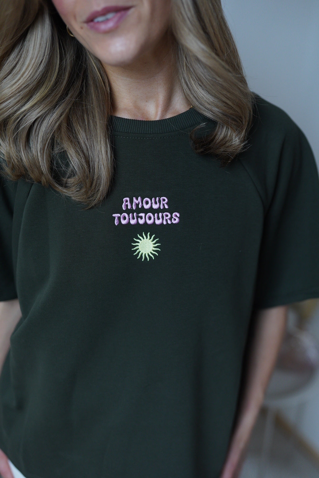 Sweatshirt Amour Khaki
