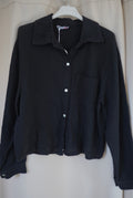Musselinbluse kurz