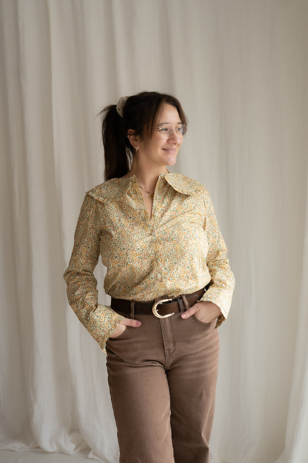 Bluse mit Blumenprint Annick