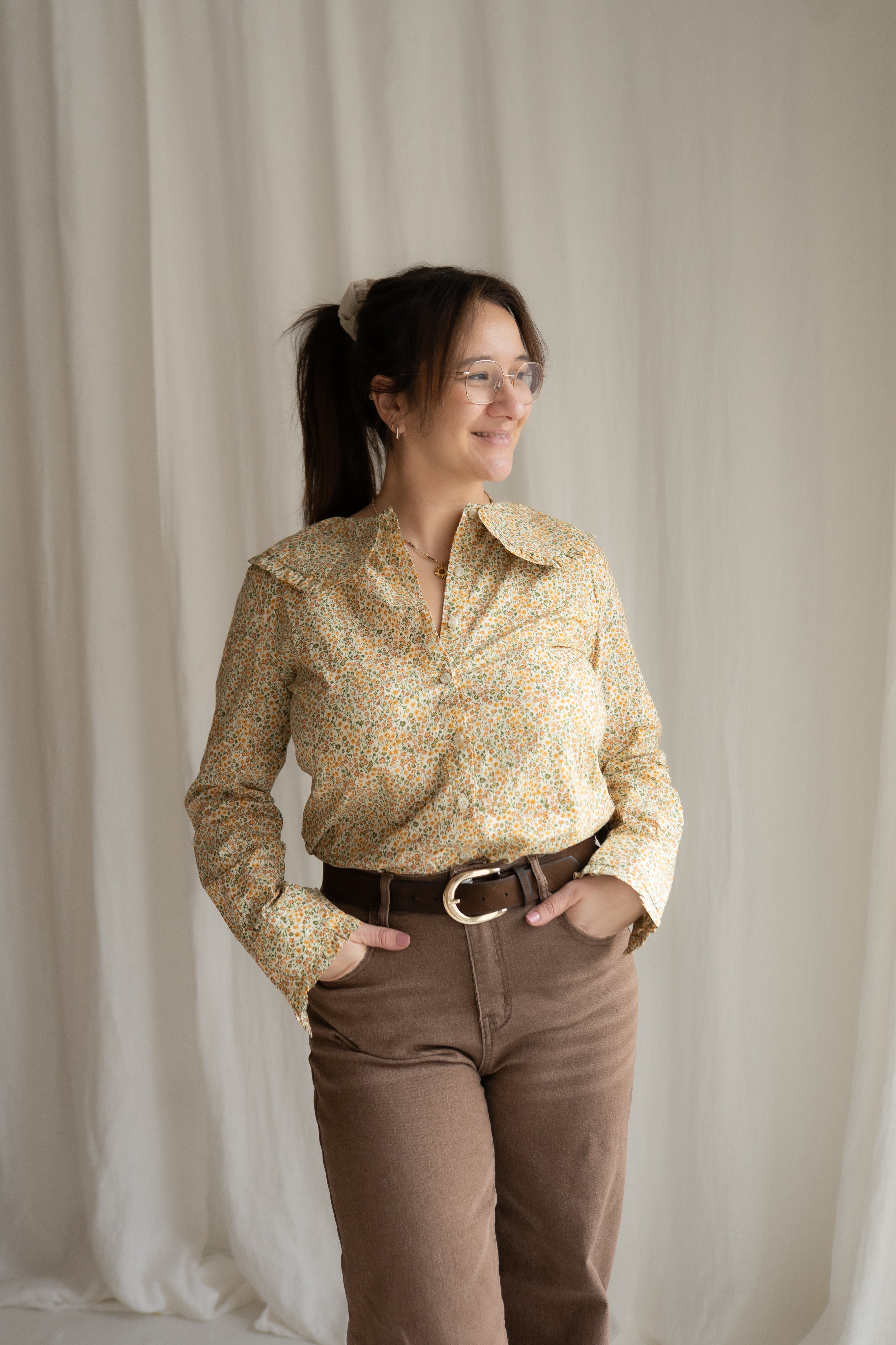 Bluse mit Blumenprint Annick