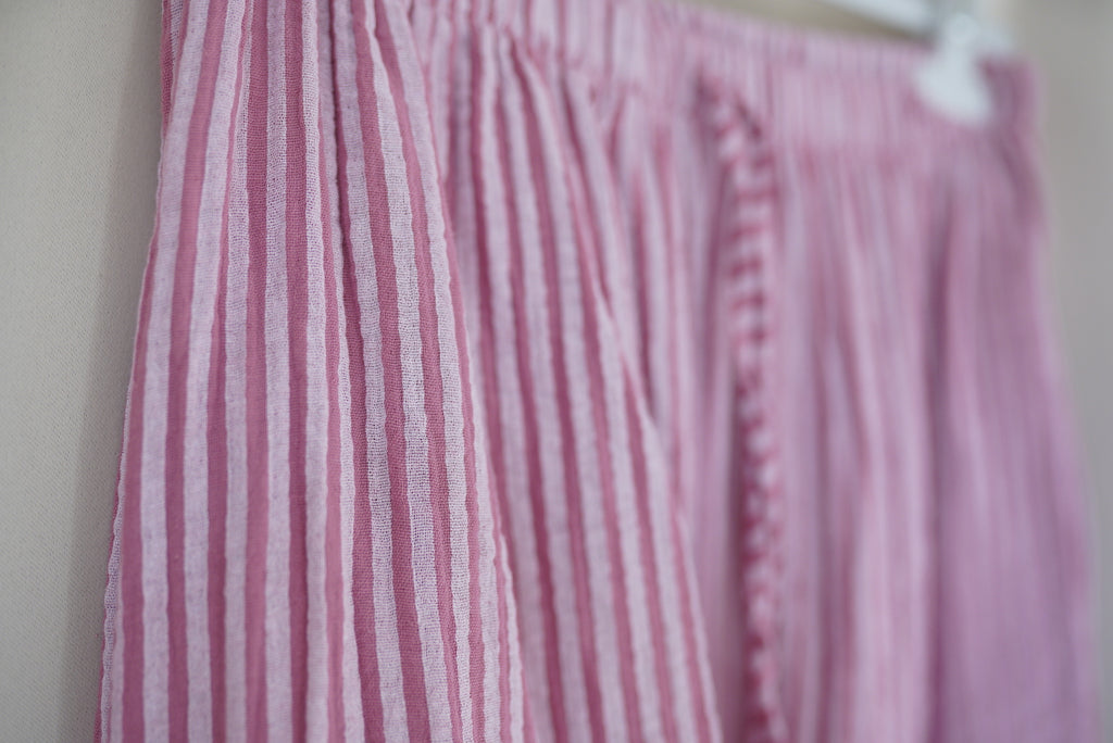 Gestreifte Hose Lima Rosa