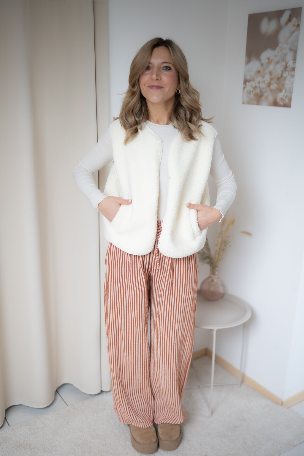 Teddyweste Melli ivory