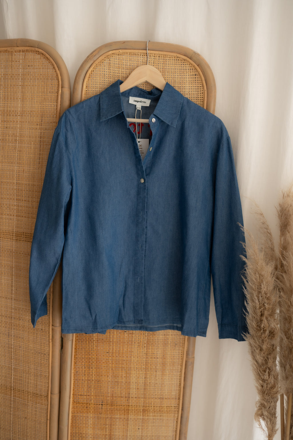 Besticktes Denimhemd Rita
