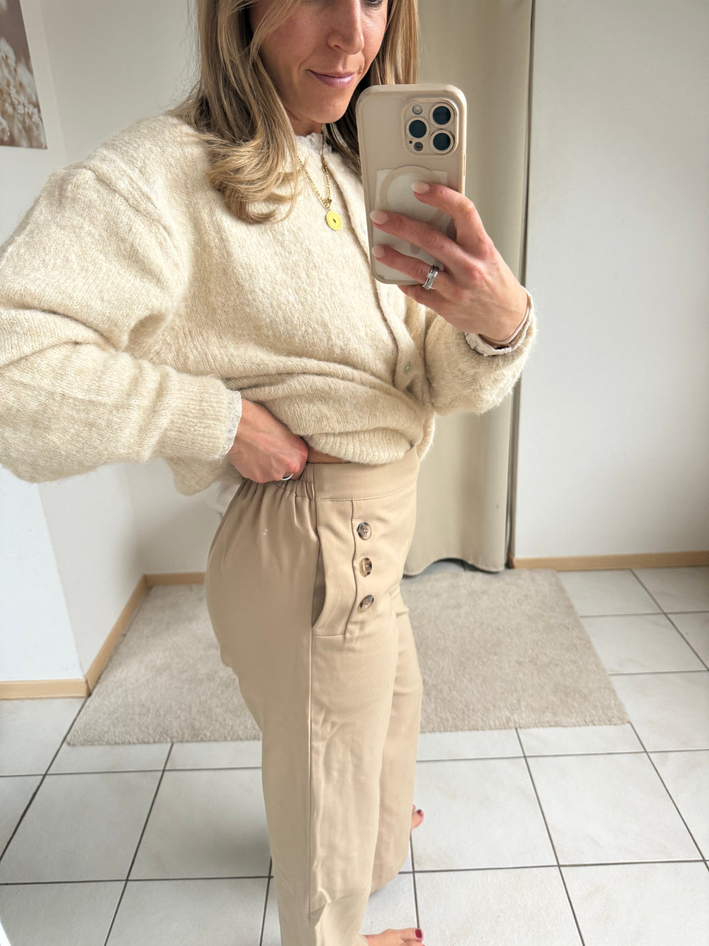 Hose Belle beige