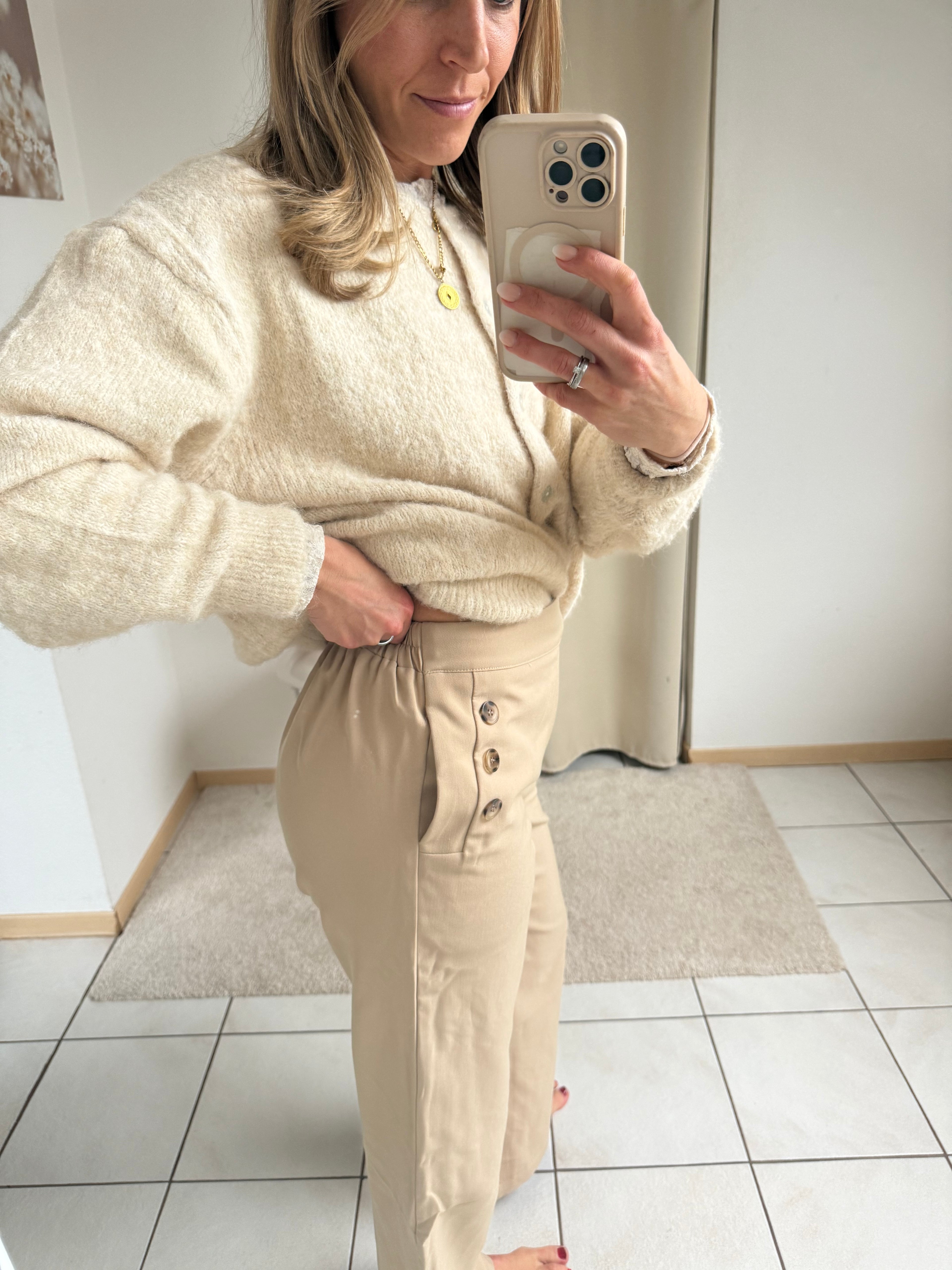 Hose Belle beige