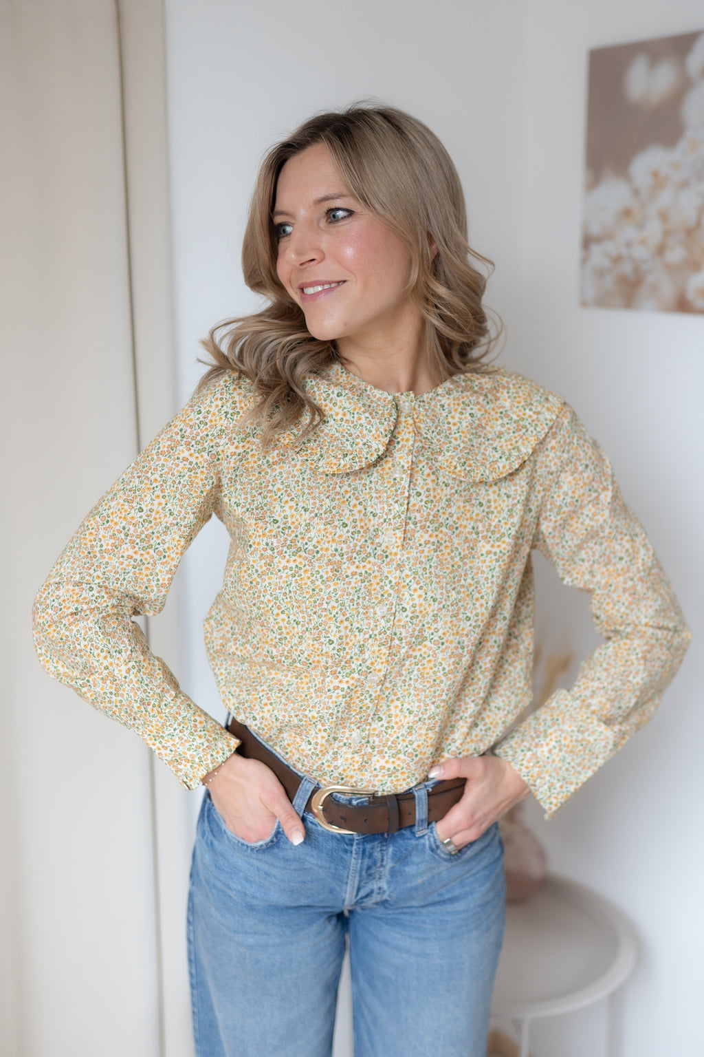 Bluse mit Blumenprint Annick