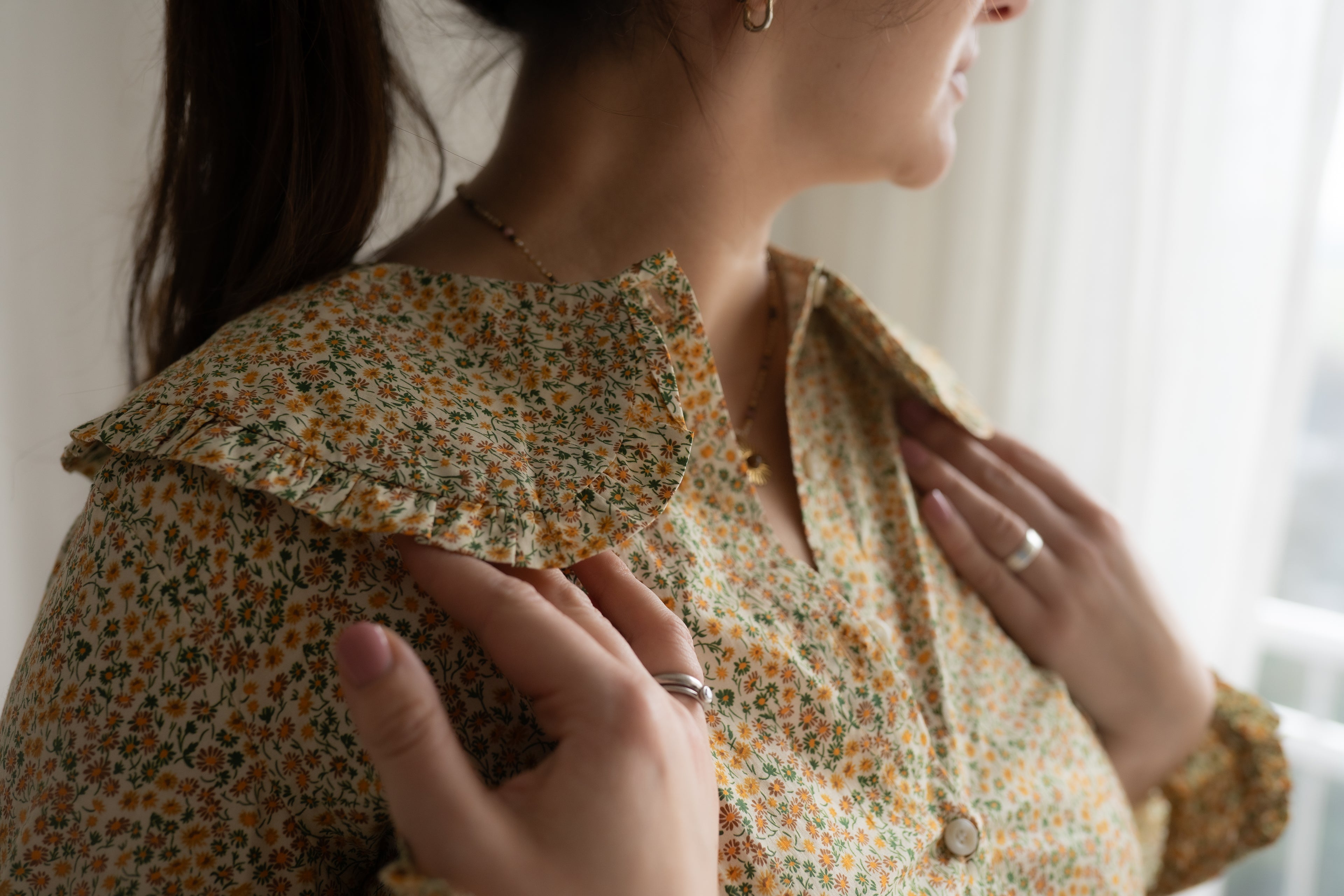 Bluse mit Blumenprint Annick