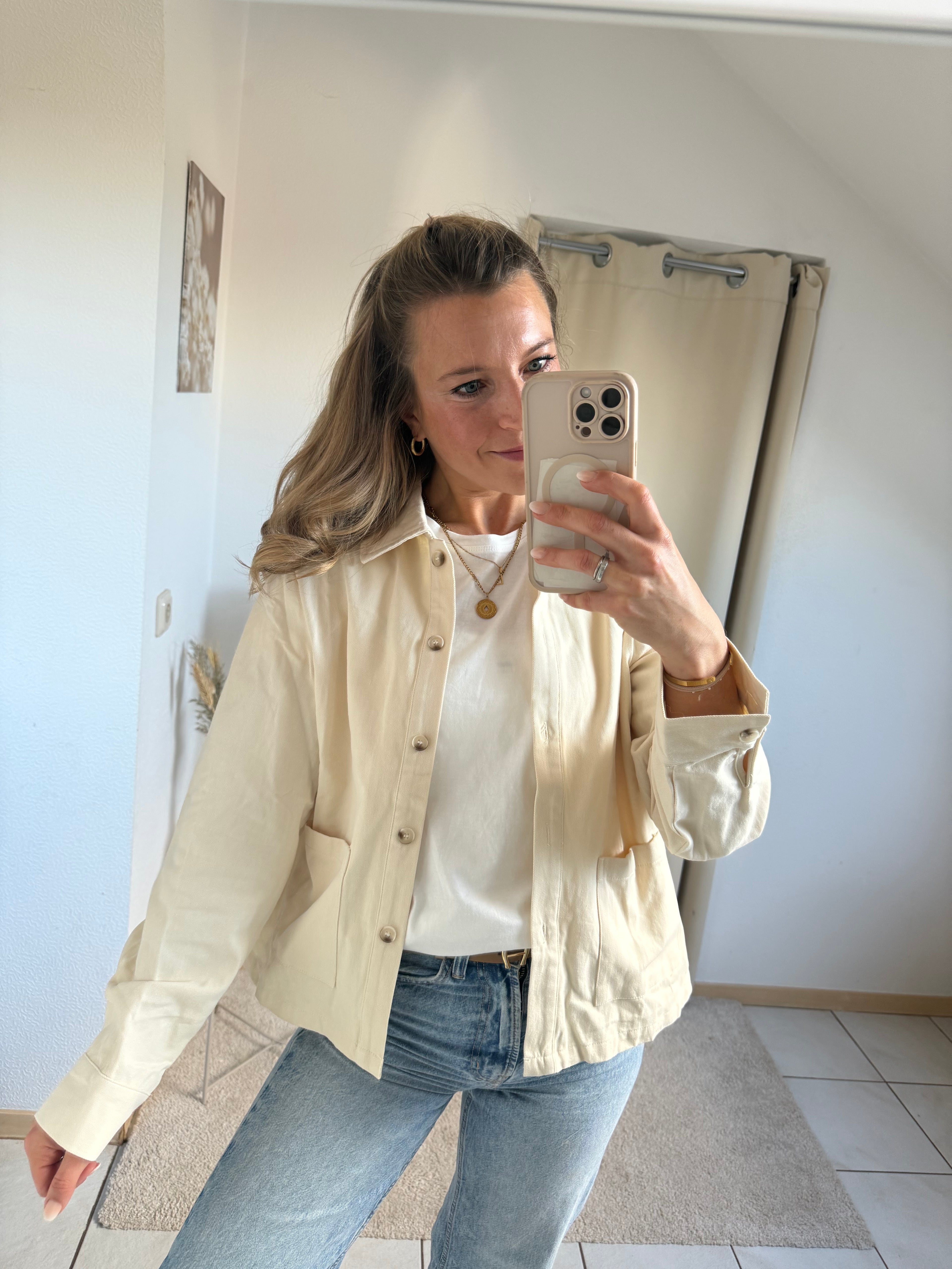 Hemd beige Tina