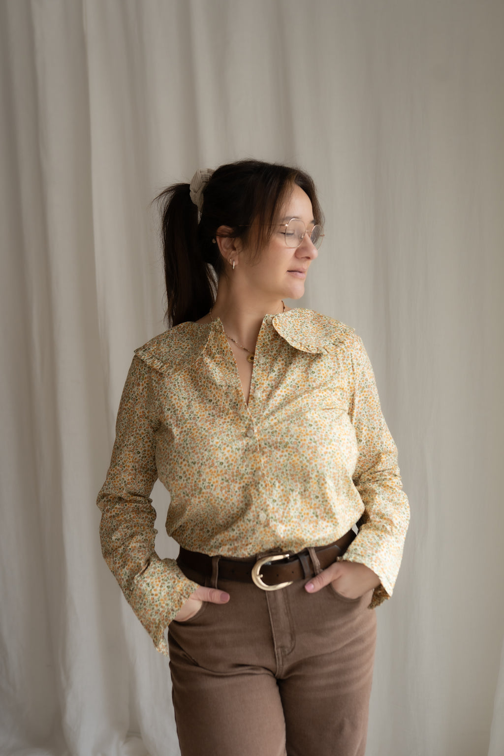 Bluse mit Blumenprint Annick