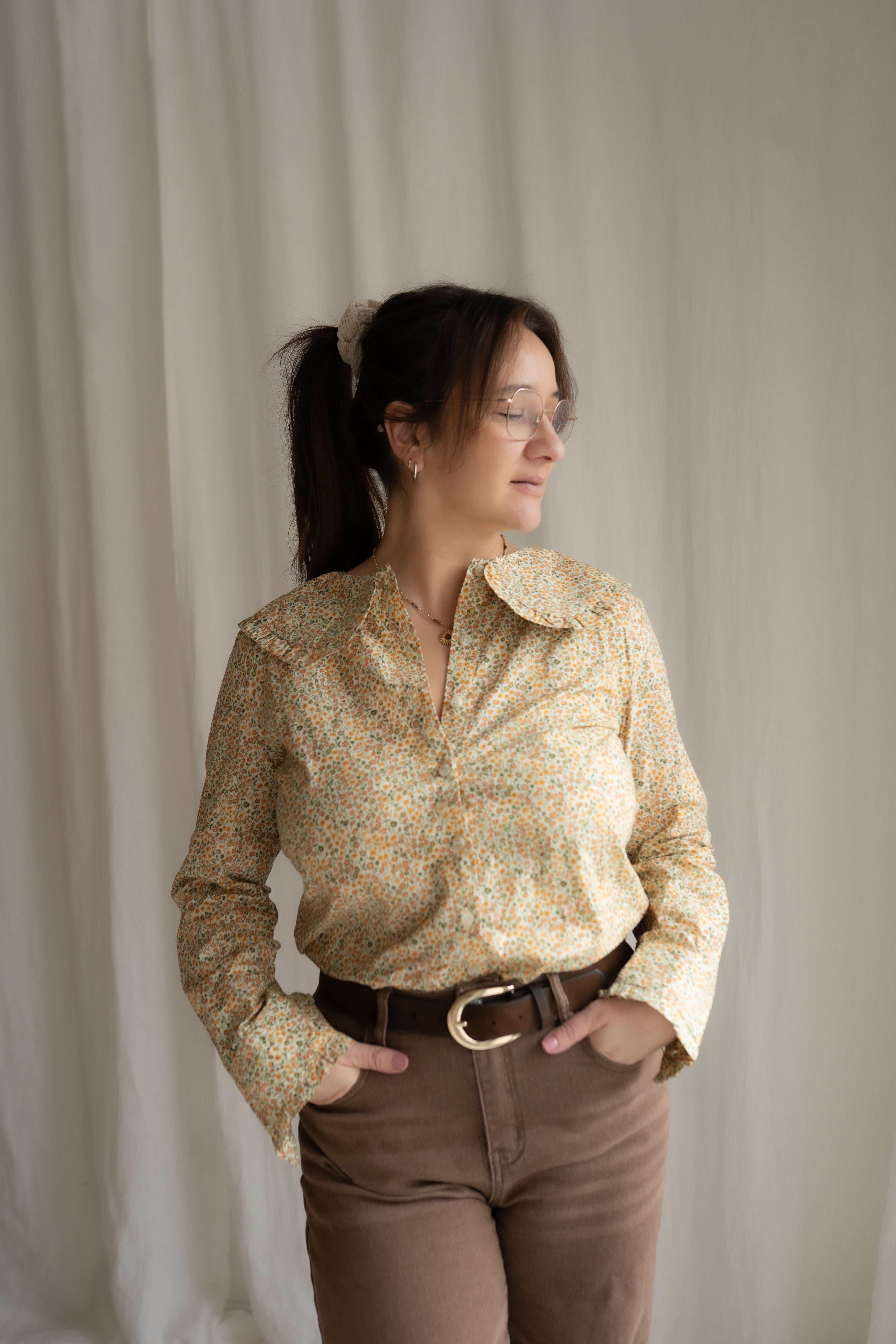 Bluse mit Blumenprint Annick